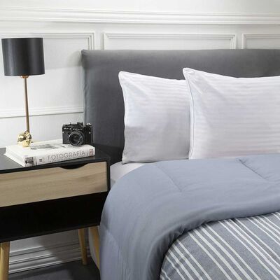 Imagen 2 del producto Plumón Soft Touch Estampado Zibel 1,5 Plazas Azul