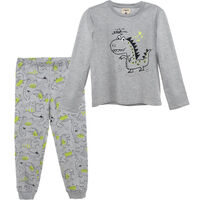 Pijama Niño Chess Gris