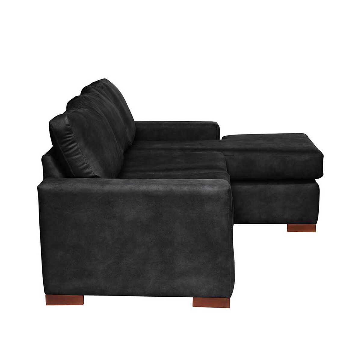 Sof&aacute; Seccional Derecho Latam Home Livorno 3 Cuerpos Negro