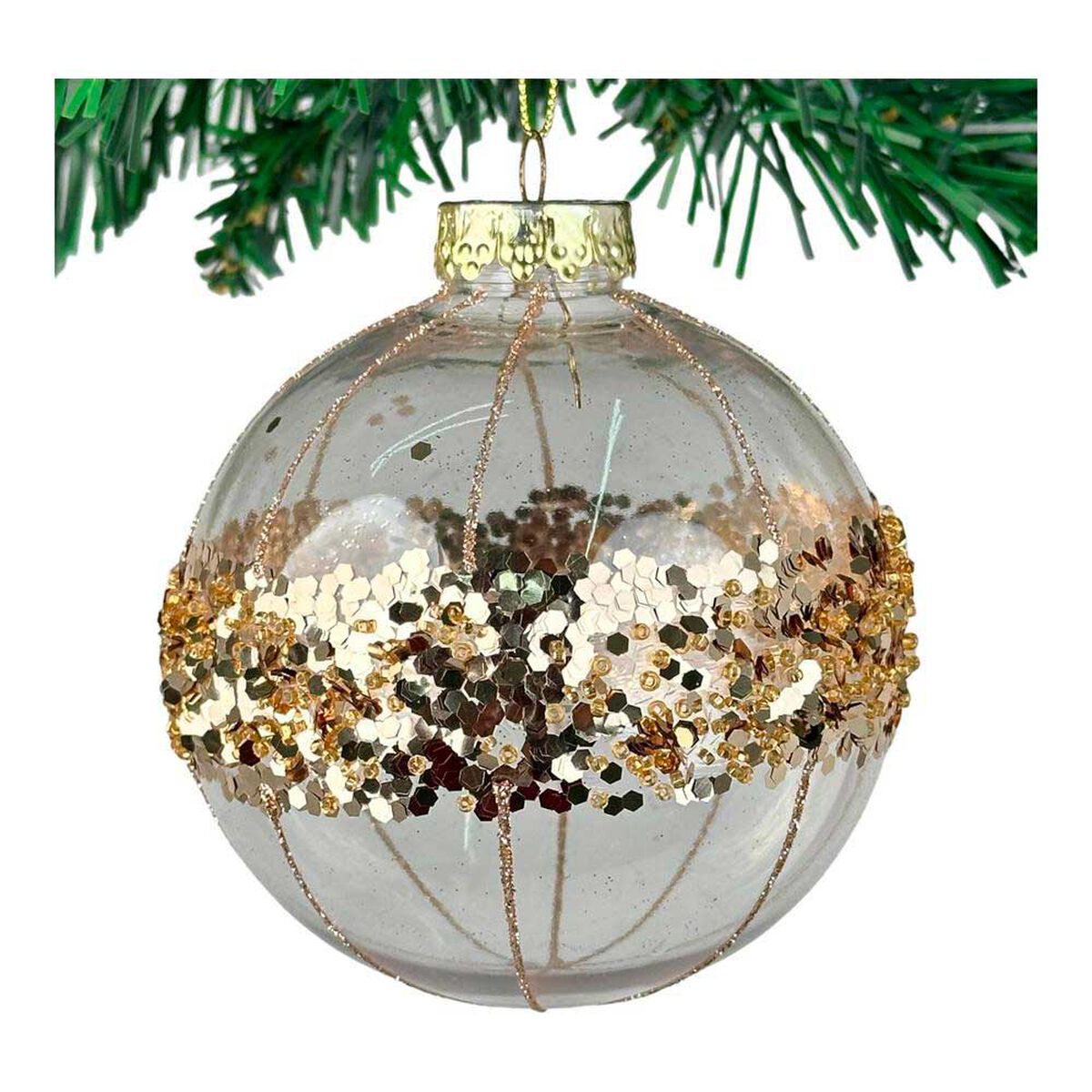 Adorno Navideño Set Esferas 6 Piezas Casanova