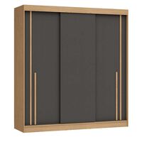 Clóset Vekkahome Lyon 3 Puertas 2 Cajones Café