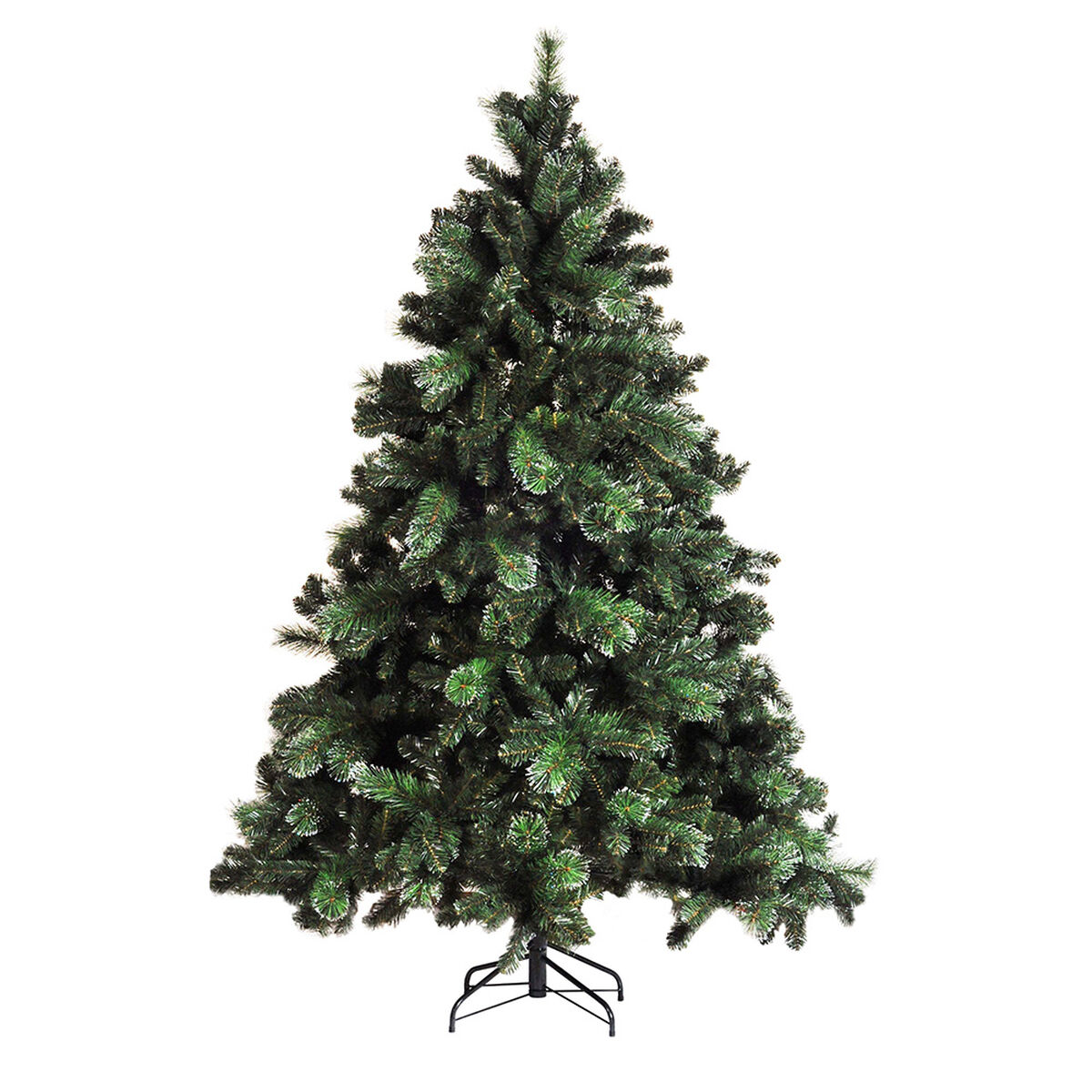 Árbol de Navidad Casanova Verde Puntas Plateadas 210 cm