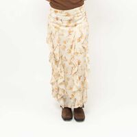 Falda Maxi Mujer Zibel Blanco