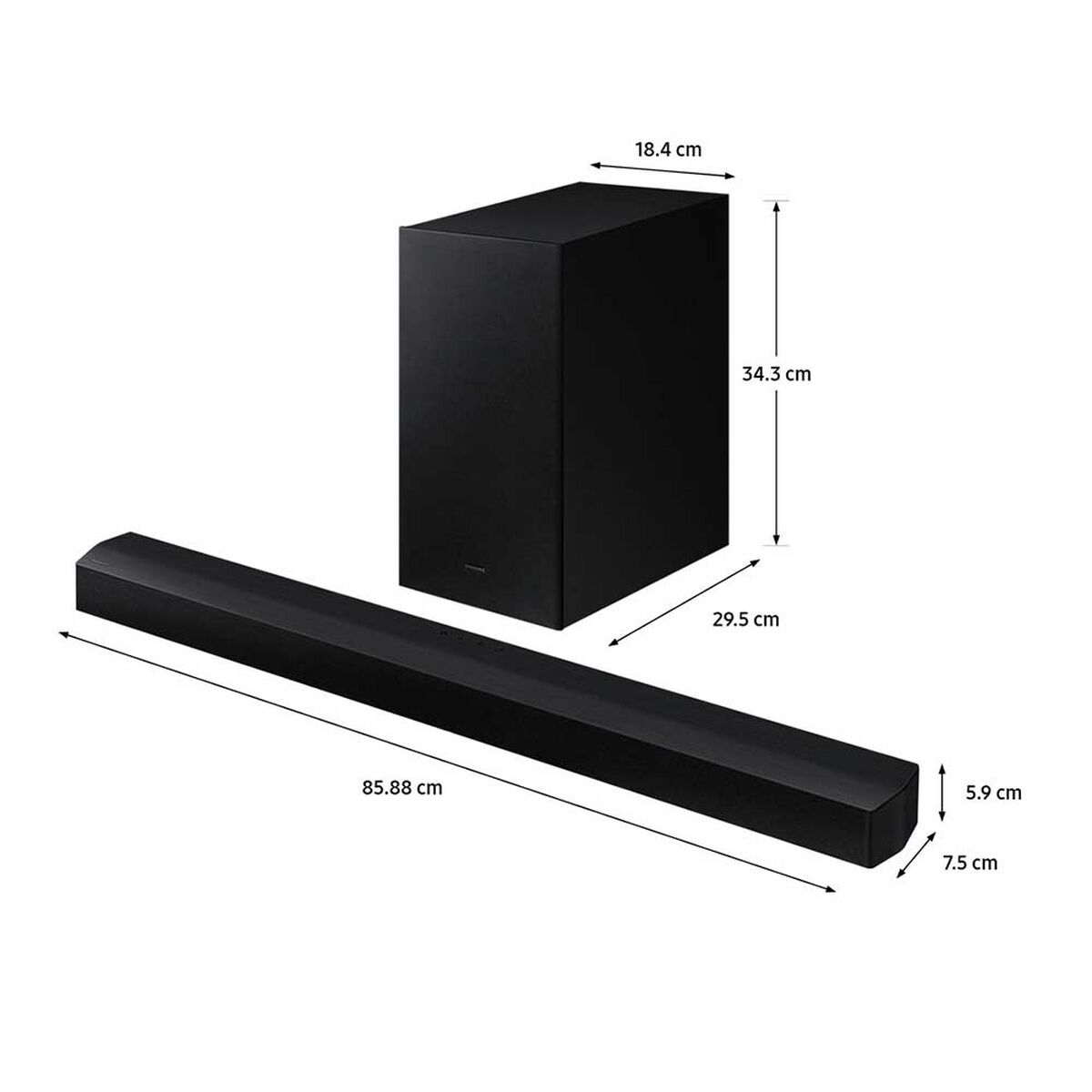 Soundbar Samsung HW-B450/ZS Negro