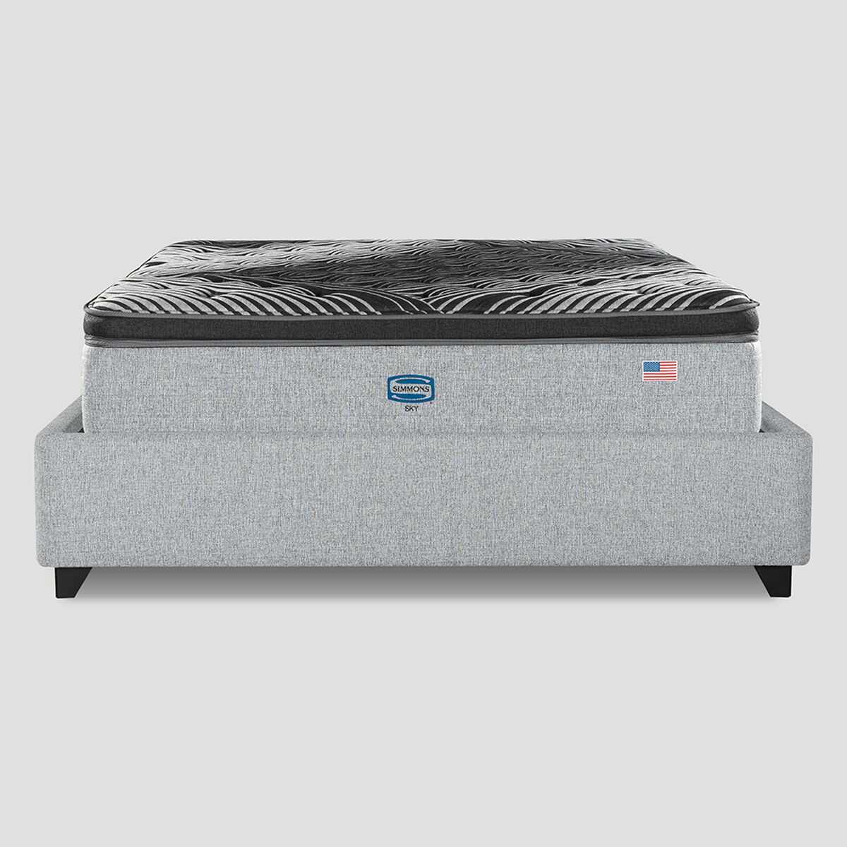 Cama Europea Simmons 2 Plazas Sky