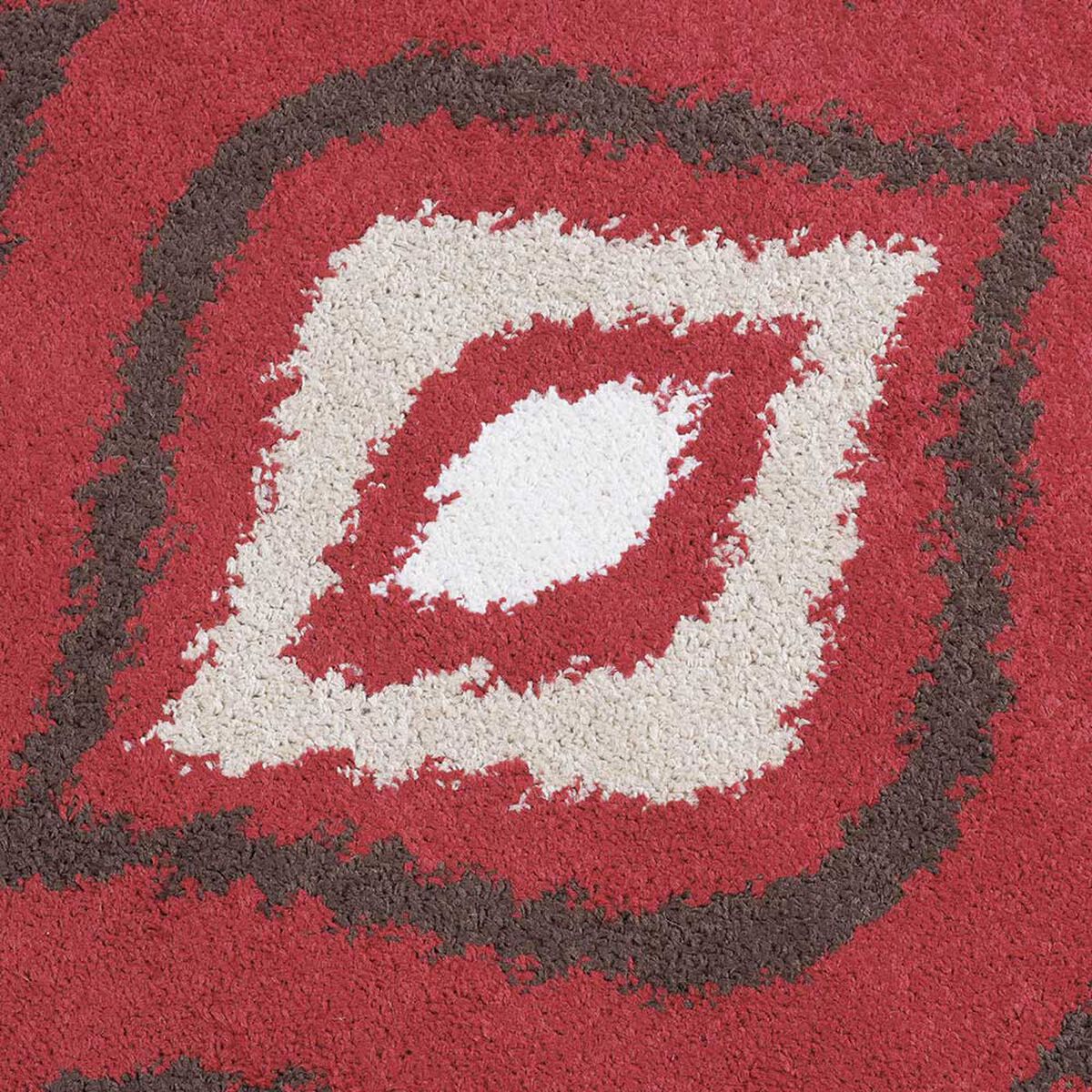 Alfombra Dib Kaleb 50 x 90 cm Rojo