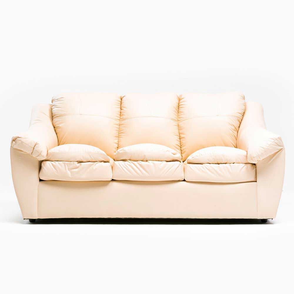 Sofá Cabsur Galicia 3 Cuerpos PU Beige