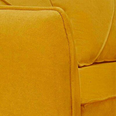 Imagen 2 del producto Sofá Elegant Detail Atlanta 3 Cuerpos Tela Oro