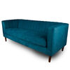 Sof&aacute; Tela Velvet Latam Home Sorrento 3 Cuerpos