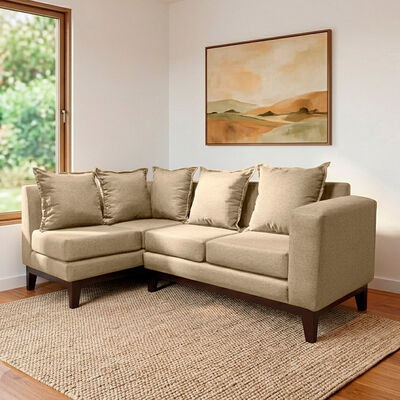 Seccional Izquierdo Living Factory Berlin 4 Cuerpos Beige