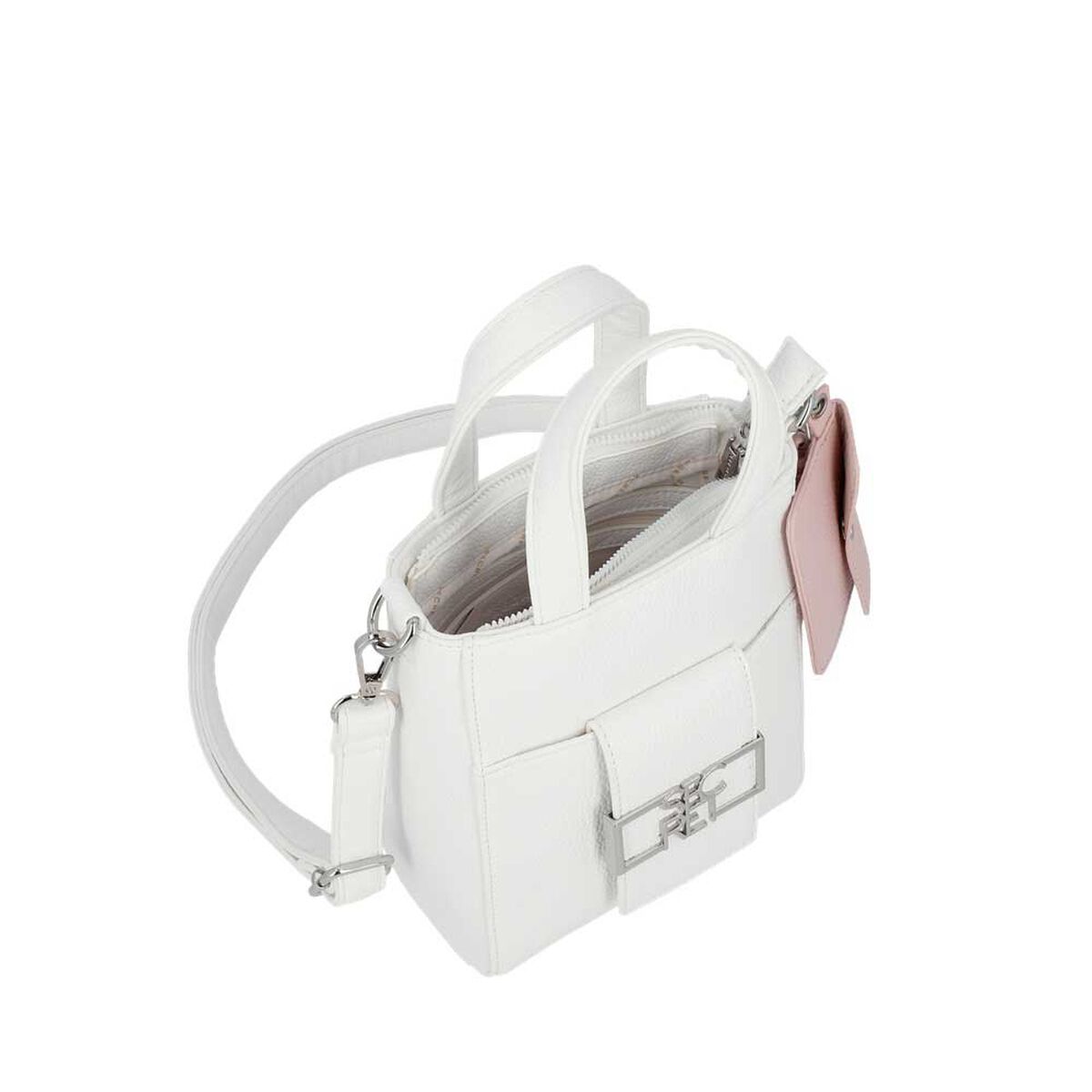 Cartera Bandolera Secret Ibiza SC7 Mediana Blanca