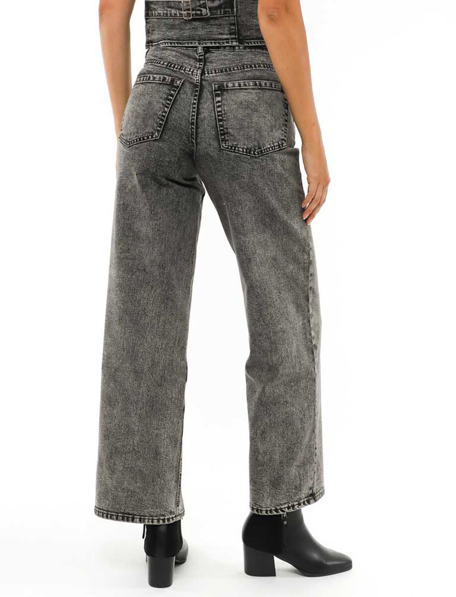 Jeans Wide Led Mujer Zibel