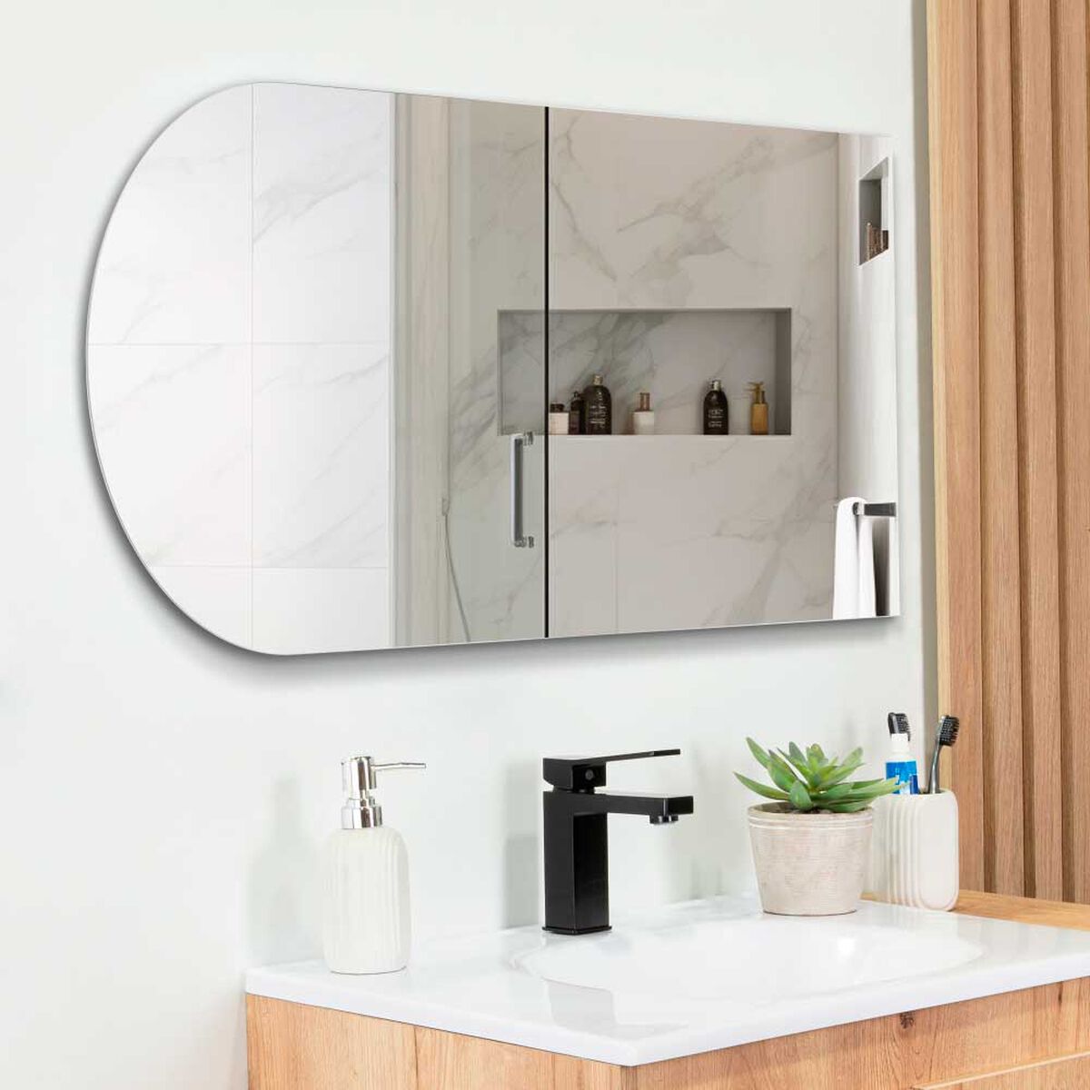 Espejo Tuhome Patricio Rectangular 45x90cm