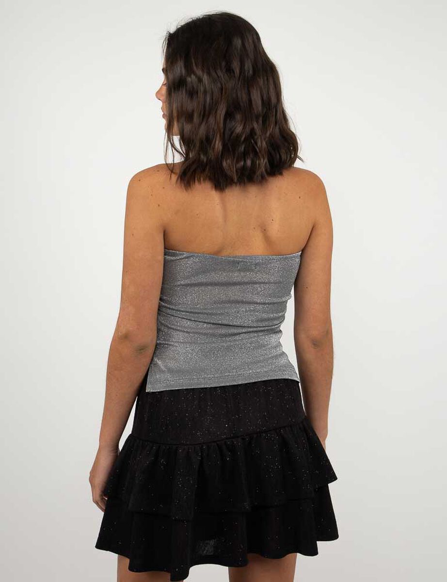Polera Strapless Mujer Icono