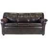 Juego de Living Muebles America Santa Fe Sofá 3 Cuerpos + Dos Sillones 1 Cuerpo Café Moro