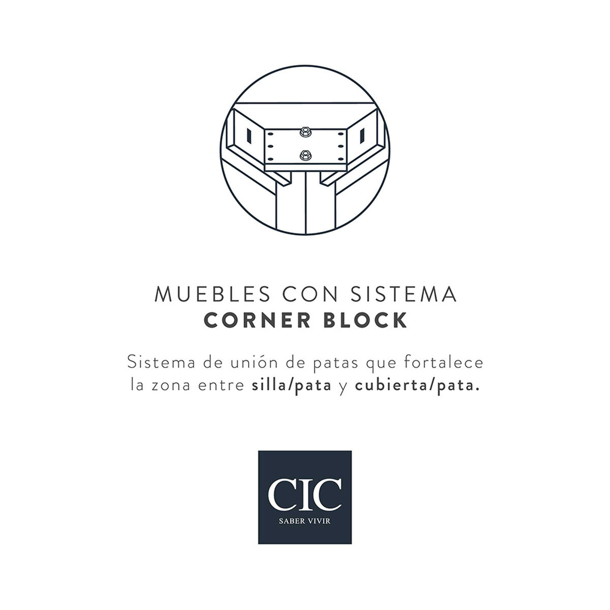 Juego de Comedor CIC Boston 6 Sillas
