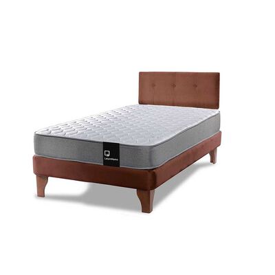 Imagen 2 del producto Cama Europea Latam Home 1,5 Plazas Zen Best Chocolate