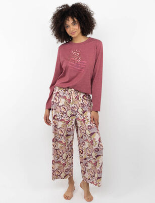 Imagen 2 del producto Pantalón Pijama Mujer Portman Club Burdeo, Grafito