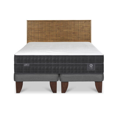 Cama Europea CIC 2 Plazas Lux + 1 Respaldo Adria