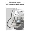 Cuna Moisés y Columpio con Vibración 2 en 1 Lubabycas Gris