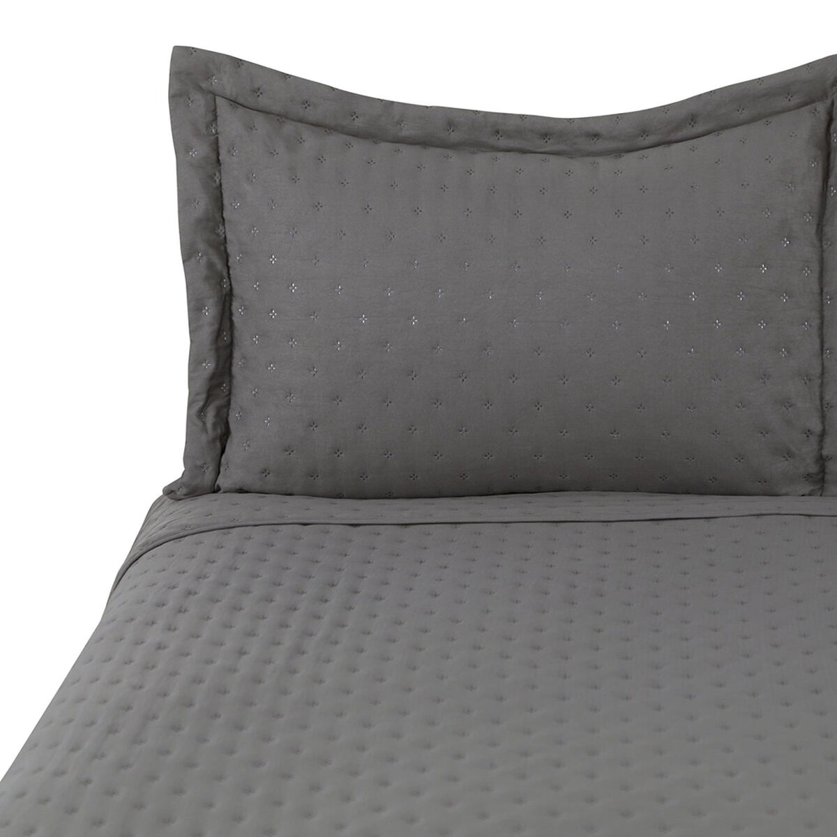 Quilt CIC Super King Gris Microfibra