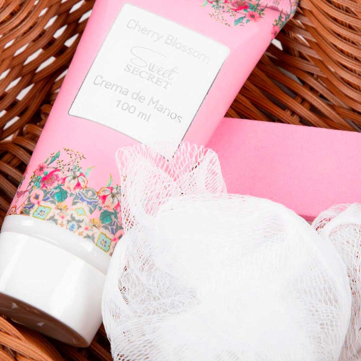 Pack Crema de Manos y Esponja Sweet Secret