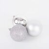 Esfera Casanova para Árbol de Navidad Plata 8 cm