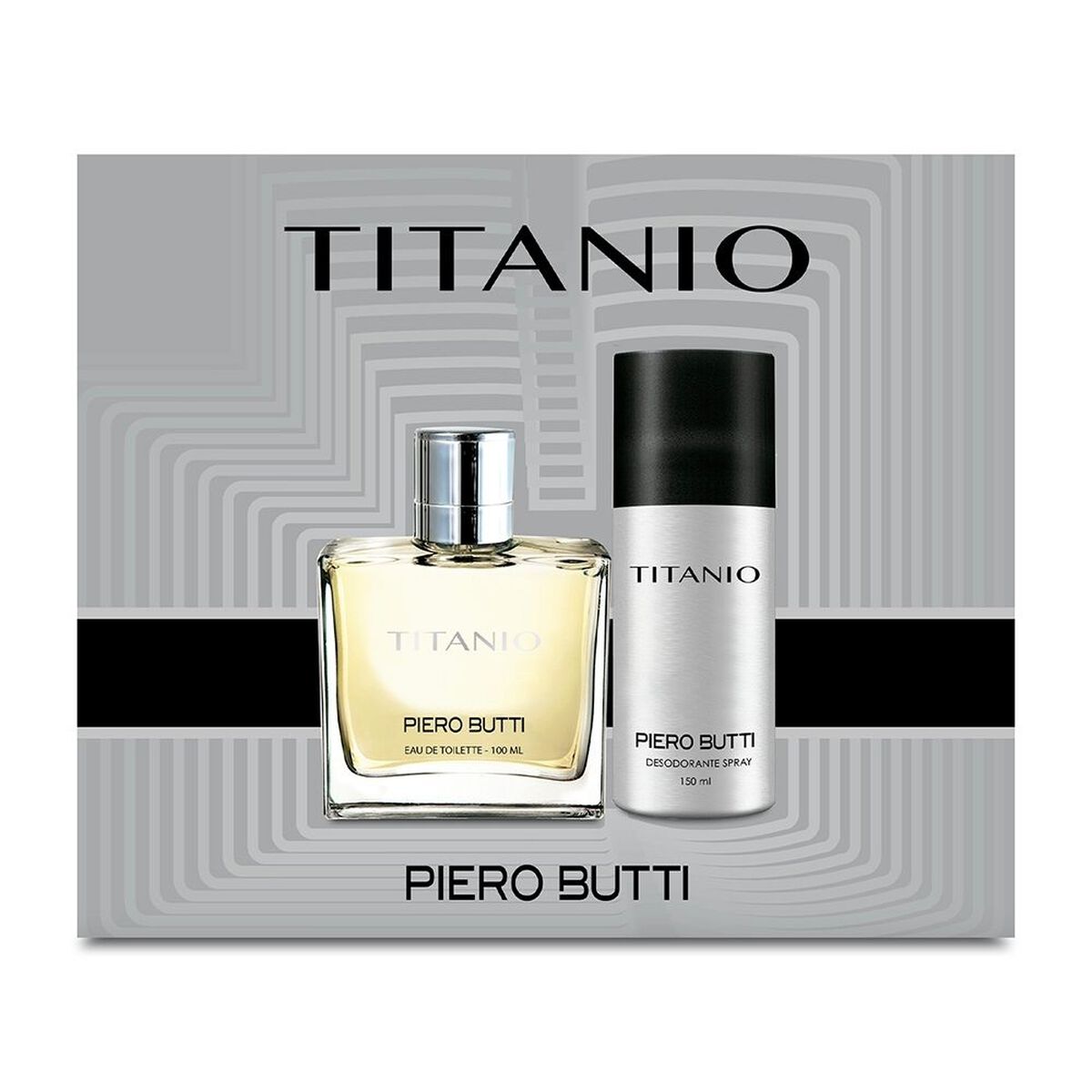 Set Perfume Piero Butti Titanio EDT + Desodorante