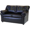Juego de Living Muebles America Santa Fe Sofá 2 Cuerpos + Dos Sillones 1 Cuerpo Negro