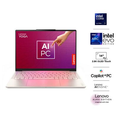 Imagen 2 del producto Notebook Lenovo Yoga Slim 7 Core Ultra 7 258V 32GB 1TB SSD 14"" 2.8K OLED Touch