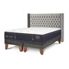 Cama Europea CIC Base Dividida King Grand Premium + Respaldo Sesia