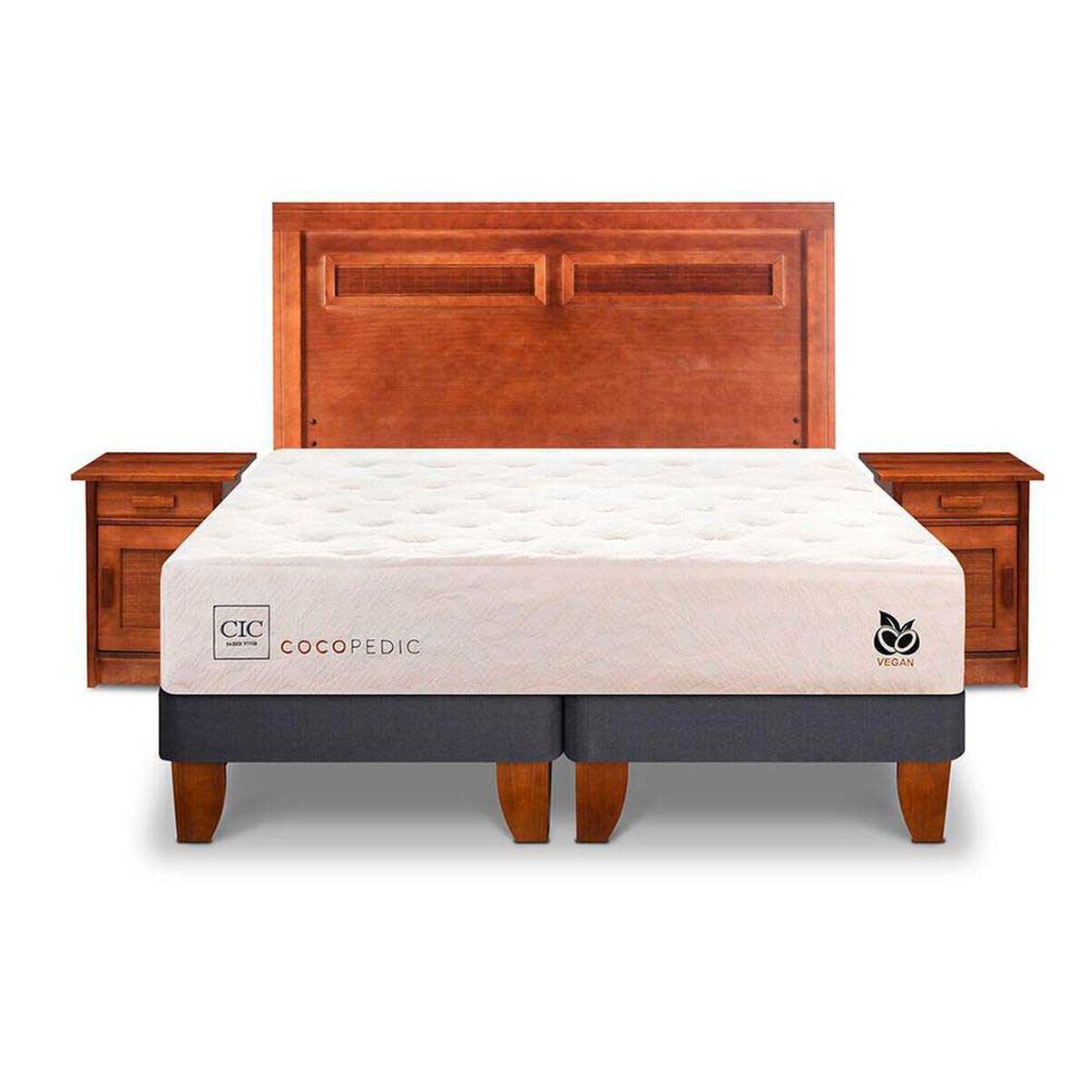 Cama Europea CIC Base Dividida King Cocopedic