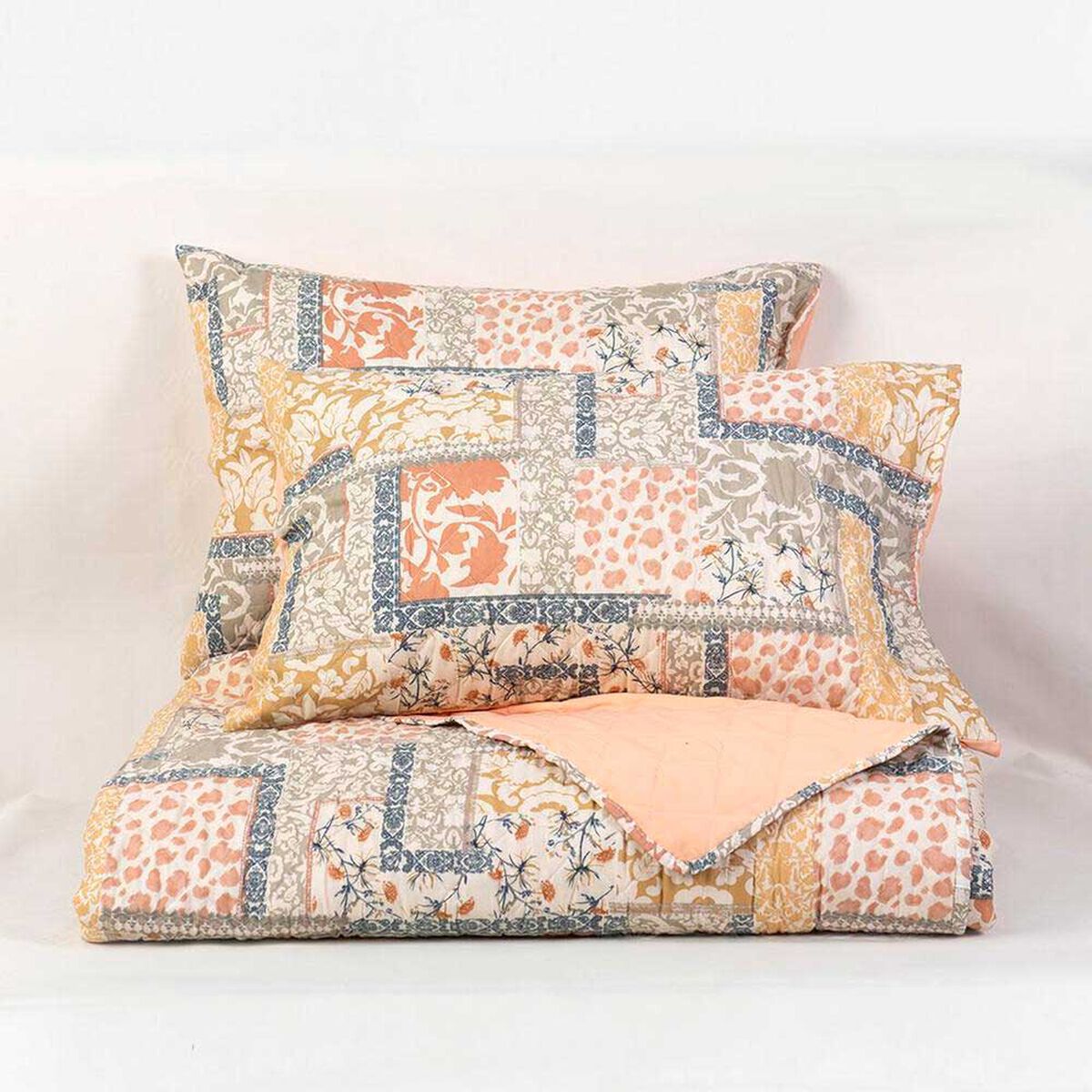 Cubrecama Mashini 1,5 Plazas Estampado Gales