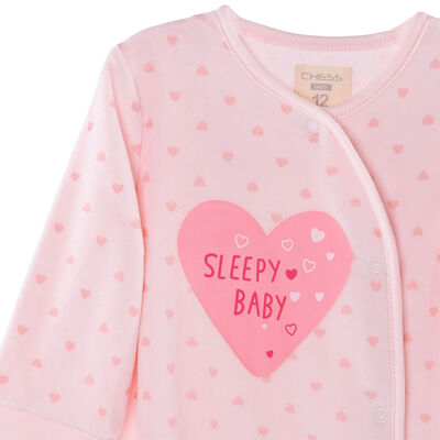 Imagen 2 del producto Osito de Algodón Plush Beba Chess Baby Rosado