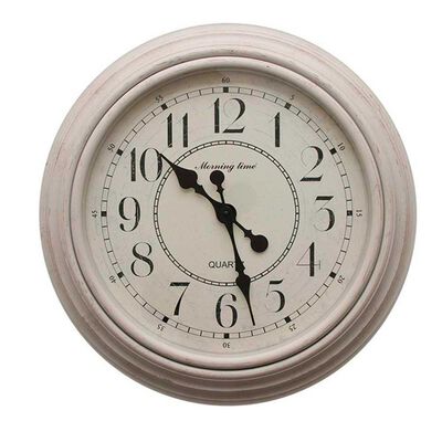 Imagen 1 del producto Reloj de Pared Plástico Vgo Circular 50 cm Beige