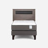 Cama Europea Rosen 1 Plaza New Style 2 Plus + Respaldo Ferrara
