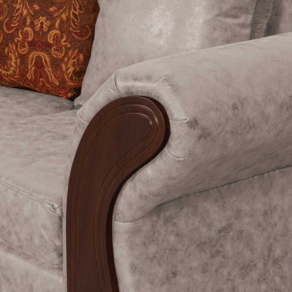 Sofá Black Factory Palermo 3 Cuerpos Crema