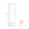 Mueble de Aseo TuHome Laska 1 Puerta Blanco Rovere