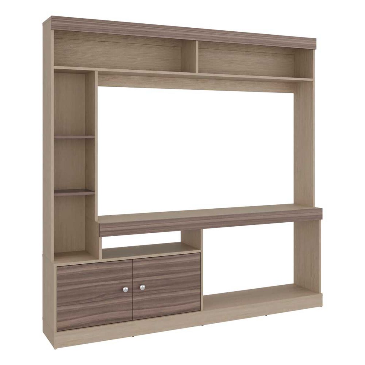 Estante TV Tuhome Classic Color Hasta 65" Avellana y Cartagena