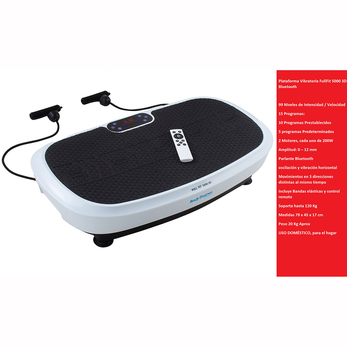 Plataforma Vibratoria BodyTrainer Fullfit 5000 3D