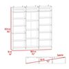 2 Estantes 5 Repisas + Estante 4 Repisas + 3 Complementos TuHome Home Blanco