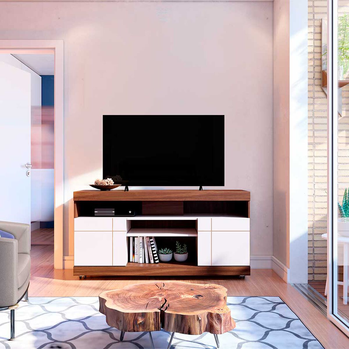 Rack Di Poretti Yara 47" Café