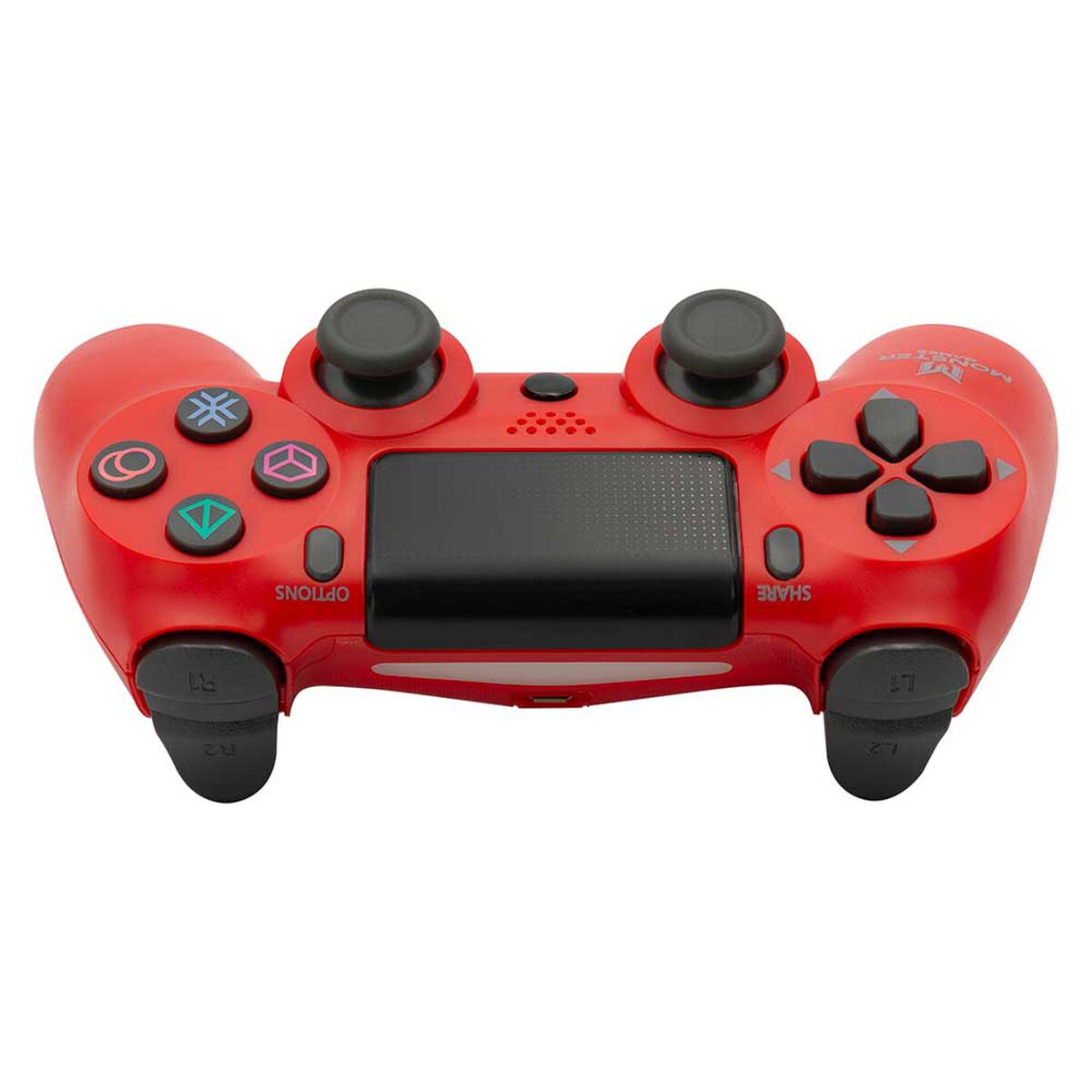Mando de Consola Compatible con PS4 Monster Games Rojo