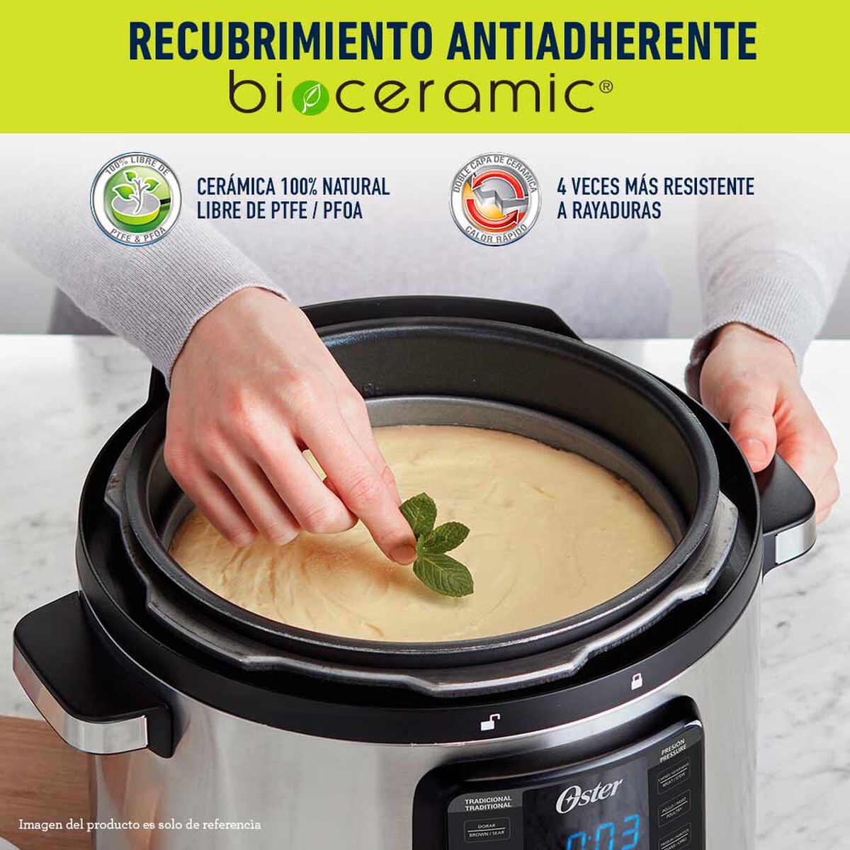 Multiolla Bioceramic Oster CKSTPCEC8801052 7,5 lts.