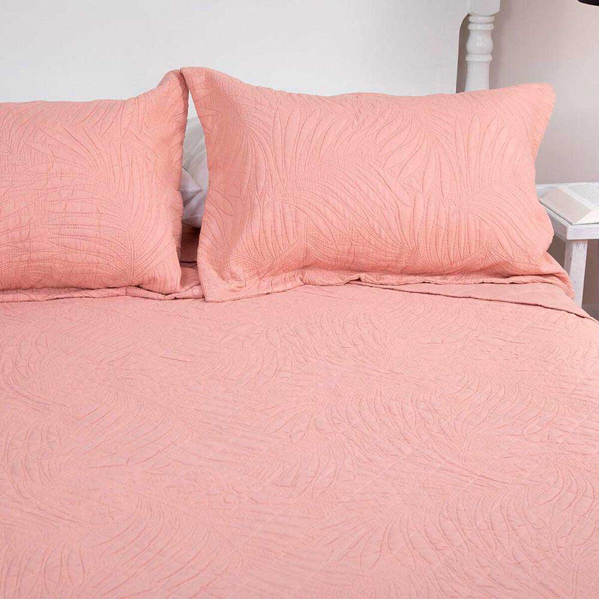Quilt Doral King Rosa Pastel Bubbly