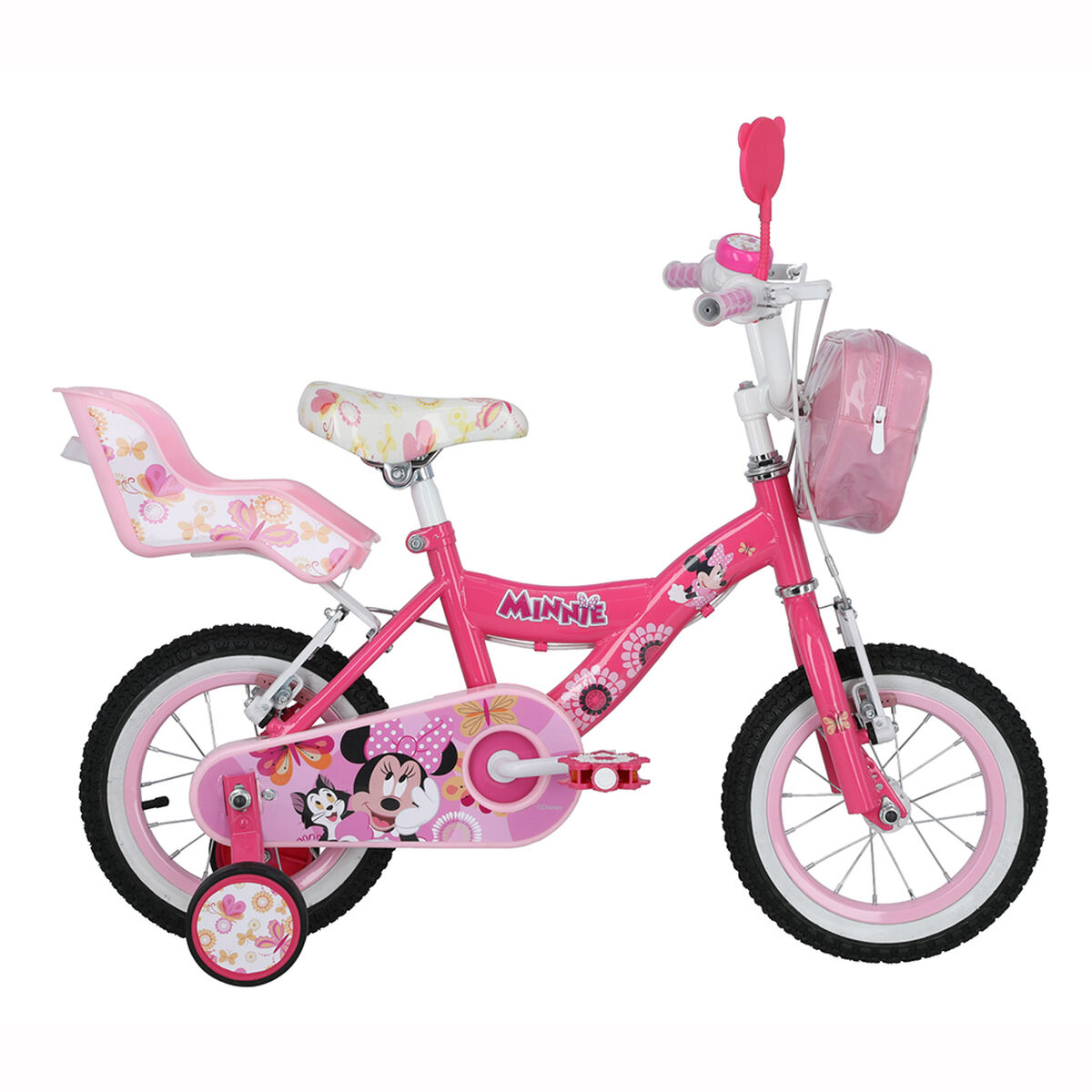 Bicicleta Niña Disney Minnie Aro 12 Rosado