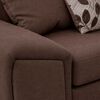 Juego de Living Elegant Detail New Houston 2-1-1 Cuerpos Caf&eacute;