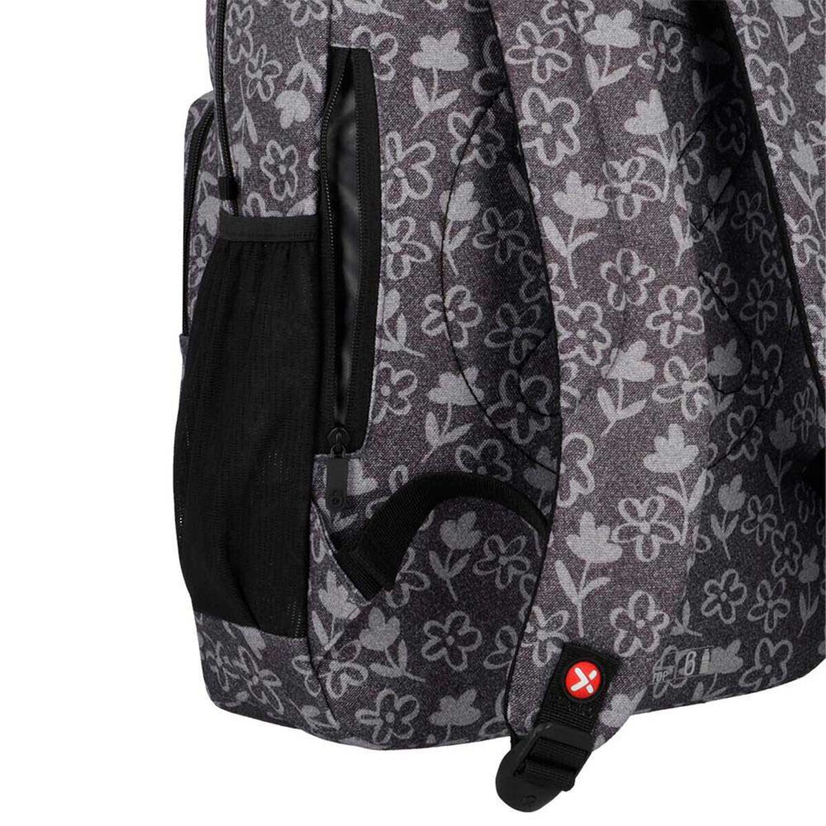 Mochila Notebook Xtrem Everdale 5XT Flores Negro 16"