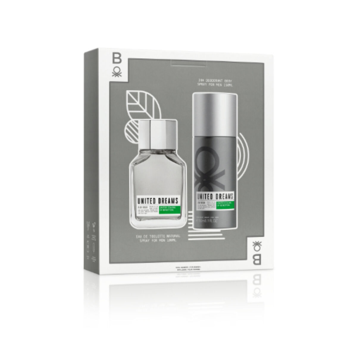 Set Perfume United Dreams Aim High EDT 100ML + Desodorante 150ML Benetton