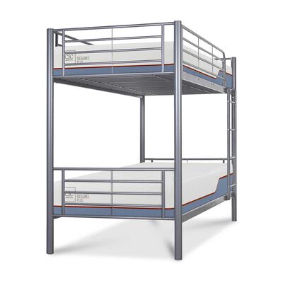 Camarote CIC Metal 1 Plaza New Coventry + Colchones Excellence Plus